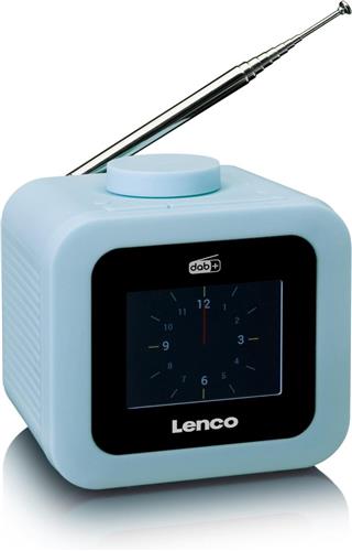 Lenco CR-620BU - Wekkerradio met DAB - Alarmfunctie - Blauw