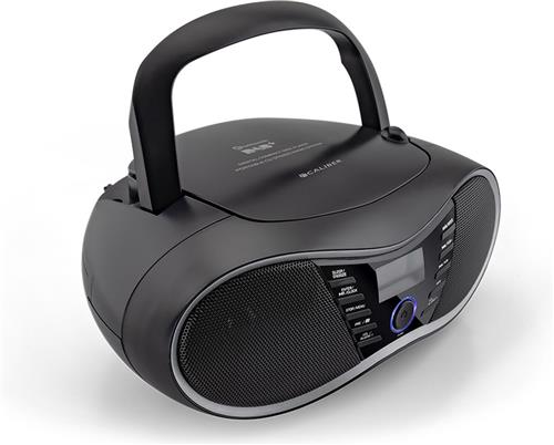 Caliber Radio CD Speler - FM en DAB+ Radio - Bluetooth - Draagbare Radio - Werkt op batterijen en netstroom (HBC434DAB-BT)