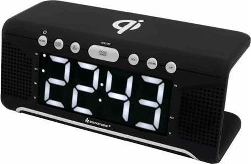 Soundmaster UR800SW - Digitale wekkerradio, draadloos oplaadbaar (QI charging)