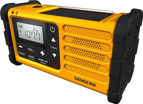 Sangean Survivor M8 - MMR-88 - Noodradio, AM/FM, zonnepaneel - Geel