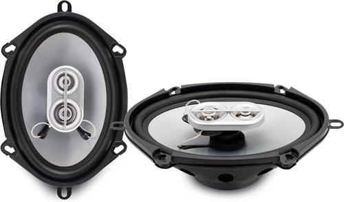 Caliber Auto Speakers - Ø 5x7x9" ovaal speaker frame - 240 Watt Totaal Vermogen - 3-weg Coaxiaal Luidspreker set (CDS5768)