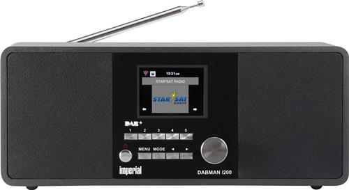 Imperial DABMAN i200 - DAB+ FM + internet radio - Zwart