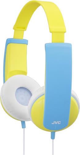 JVC HA-KD5 - On-ear kinder koptelefoon - Geel/Blauw