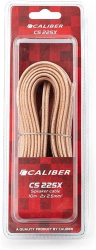 Caliber Luidsprekerkabel - Speakerkabel 2x2,5mm - 10 meter Speakerdraad - Transparant - CCA(CS225X)