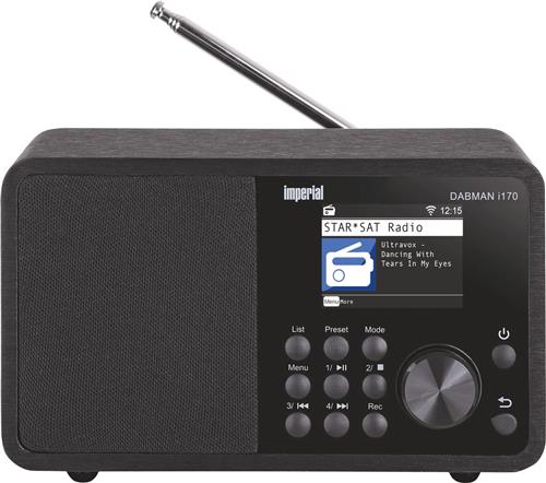 Imperial DABMAN i170 DAB+ en internetradio met bluetooth - zwart