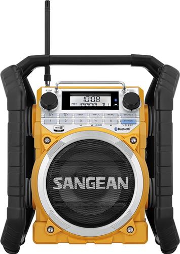 Sangean U-4 BT+ - Bouwradio met Bluetooth - Werfradio met Digitale FM - Geel