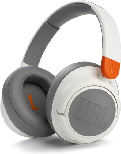 JBL JR460NC Kids - Draadloze over-ear koptelefoon met Noise Cancelling - Wit