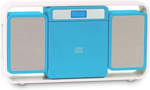 Bigben Micro Radio CD Speler - Wit & Blauw