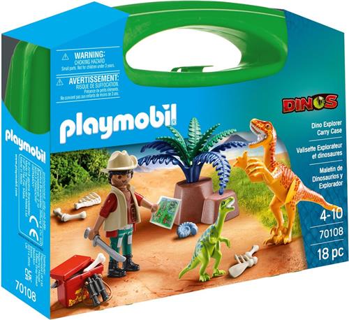 PLAYMOBIL Koffertje Dino's - 70108