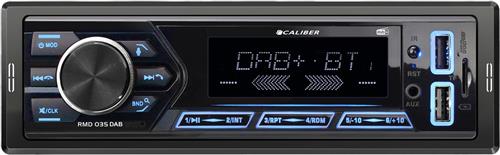 Autoradio met Bluetooth - DAB - DAB+ - Auto radio met USB, SD, AUX, FM - 1 DIN - Handsfree bellen - USB Oplaadpoort - 4 x 55 Watt (RMD035DAB)