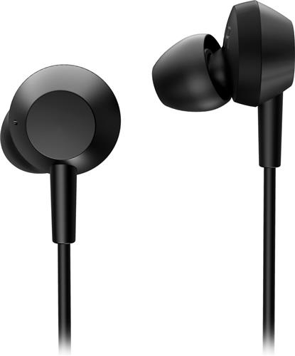 Philips TAE5008 In-ear Hoofdtelefoon met Microfoon | Lichtgewicht Bedraad | USB-C | 1,2 m Kabel | Afstandsbediening 3 Knoppen | 3 Maten Oordopjes | Comfortabele | Helder Geluid en Krachtige Bass | Zwart