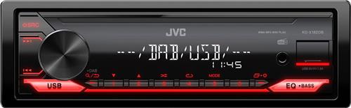 JVC KD-X182DB Autoradio - Rood