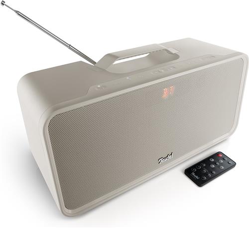 Teufel BOOMSTER - Krachtige bluetooth 2.1 stereo speaker met DAB+ en lange speelduur , sand white