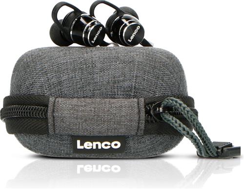 Lenco EPB-160BK - Sweatproof Bluetooth® oordopjes - Inclusief powerbank case - Zwart