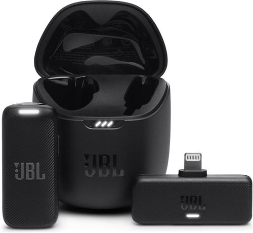 JBL Quantum Stream Wireless - Wireless Clip-On Mic - Zwart