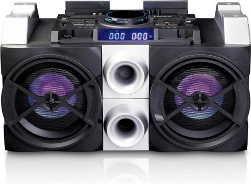 Lenco PMX-150 - Bluetooth Party Speaker Draadloos - DJ Mixer - Zwart