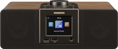 Sangean - WFR-32, DAB internetradio bluetooth AUX, hout