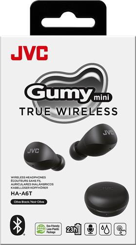 JVC HA-A6T Gumy Mini True Wireless Oordopjes - Zwart