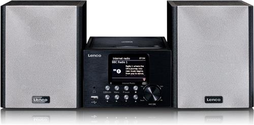 Lenco MC-250 - stereo set met cd speler, Internet, DAB, Bluetooth® - Zwart