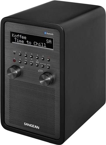 Sangean DDR-60 BT Compacte radio met FM en DAB+, Stereo met Bluetooth - Inclusief afstandsbediening – Zwart