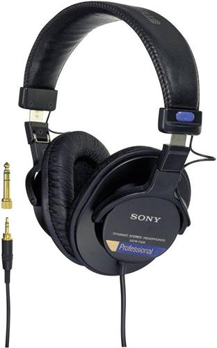 Sony MDR-7506 Over Ear koptelefoon Studio Kabel Zwart