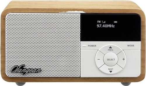 Sangean DDR-7X Radio DAB+, VHF (FM) AUX, Bluetooth Toetsvergrendeling, Oplaadbaar Hout (licht)