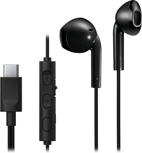 JVC HA-FR17UC - In-Ear USB-C Stereo Headset + Remote - Zwart