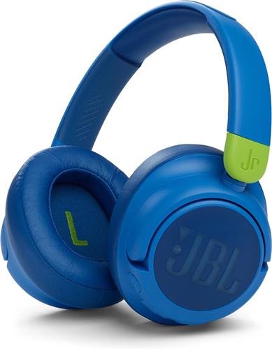 JBL JR460NC Kids - Draadloze over-ear koptelefoon met Noise Cancelling - Blauw