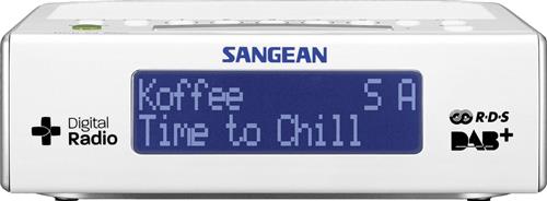 Sangean DCR-89+ - Wekkerradio DAB - Alarm Clock met DAB+ en FM - Wit