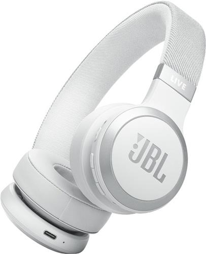 JBL Live 670NC - Draadloze on-ear koptelefoon met noise cancelling - Wit