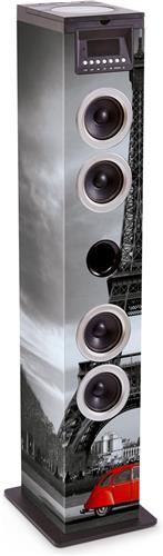 Bigben Multimedia Speaker Toren - CD/Bluetooth/Radio/USB/SD - Eiffeltoren/Parijs