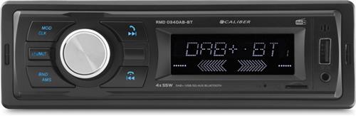 Caliber Autoradio met Bluetooth - DAB - DAB+ - USB, SD, AUX, FM - 1 DIN - Enkel DIN - Handsfree bellen - Muziek streamen met Bluetooth (RMD034DAB-BT)