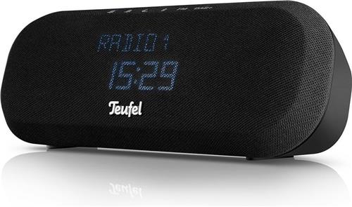 Teufel RADIO ONE | Hifi-wekkerradio met DAB+ & FM - zwart