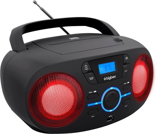 Bigben CD61 - Radio CD speler voor kinderen - USB – Zwart