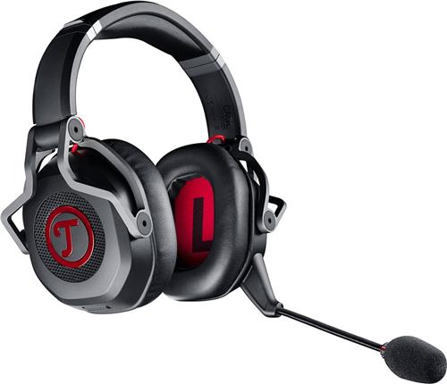 Teufel CAGE - Gaming headset met geïntegreerde USB-geluidskaart, virtual surround sound, pc, console , zwart