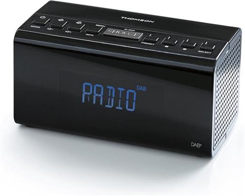 Thomson CR50DAB - DAB+ Wekkerradio - Zwart