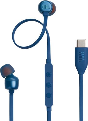 JBL Tune 310C - Bedrade Oordopjes - Blauw