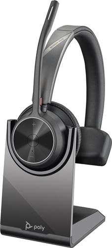 Voyager 4310 UC mono headset + BT700 USB-A-adapter + oplaadstandaard