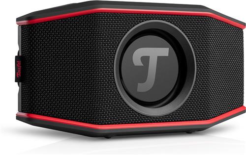 Teufel ROCKSTER GO 2 | Portable bluetooth speaker, waterdicht met IPX67 , black & red