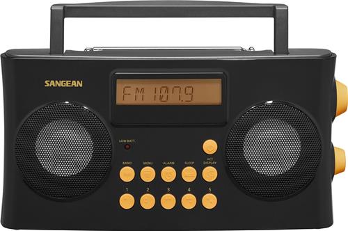 Sangean Vocal 170 - PR-D17 - FM Radio voor Slechtzienden - Draagbare Radio met AM en FM - Zwart