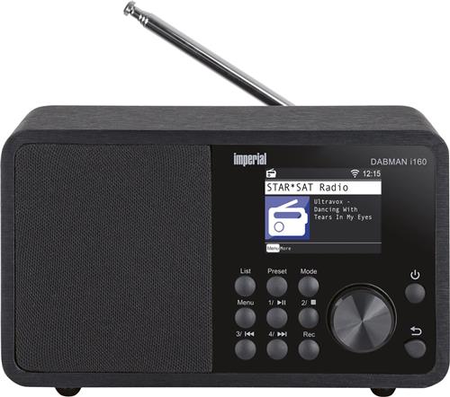 Imperial DABMAN i160 DAB+ en internetradio met bluetooth - zwart