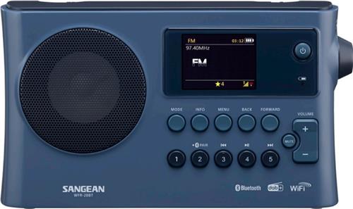 Sangean WFR-28BT - Bluetooth - Internetradio - FM/AM radio - Donker Blauw