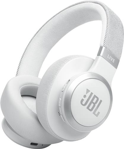 JBL Live 770NC - Draadloze over-ear koptelefoon met noise cancelling - Wit