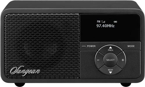 Sangean DDR-7X Radio DAB+, VHF (FM) AUX, Bluetooth Toetsvergrendeling, Oplaadbaar Zwart