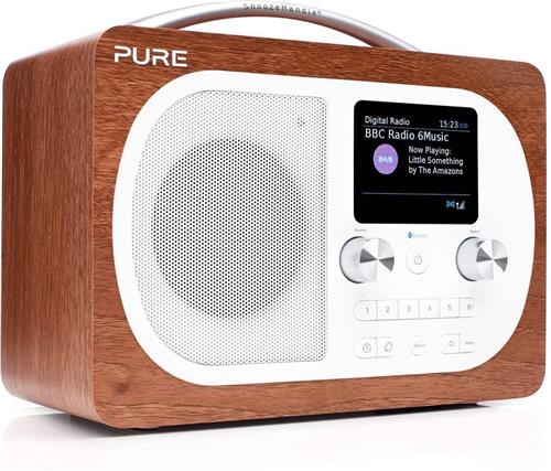 Pure - Evoke H4 DAB+ radio met Bluetooth, Walnut