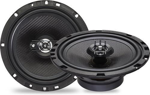 Caliber Auto Speakers - Ø 16,5 cm speaker frame - 30 mm Mylar Dome Tweeters - 240 Watt Totaal Vermogen - 2-weg Coaxiaal Luidspreker set (CDS6)