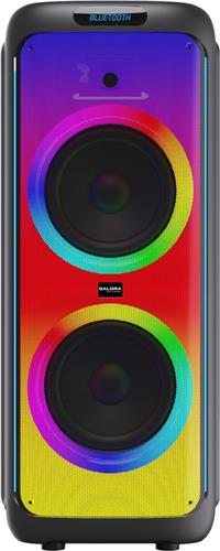 Bluetooth party speaker met 2x 12’’ speakers en LED verlichting