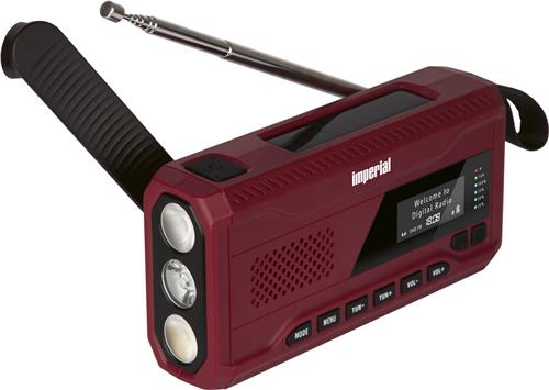 Imperial DABMAN OR2 outdoor DAB+ radio - zaklamp - handslinger - solar