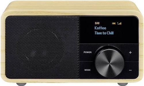 Sangean DDR-7 Retro Radio met DAB+ en FM - Sleep Timer en Bluetooth functie - Hout