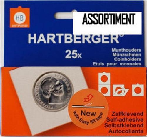 Hartberger Munthouders zelfklevend assortiment (25x)